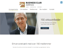 Tablet Screenshot of businessclubaarhus.dk